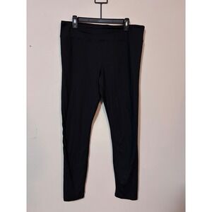 A New Day Black Leggings Athleisure Plus Size 1X Comfort Stretch nwot